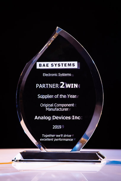 BAE SYSTEMS CONFERISCE AD ANALOG DEVICES IL PREMIO SUPPLIER OF THE YEAR